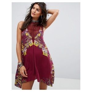 Free People Marsha printed slip dress
